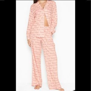 Victoria’s Secret Cotton Long Pajamas Set NWT